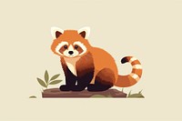 Red panda wildlife animal mammal. 