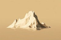 Iceberg nature tranquility landscape. AI generated Image by rawpixel.