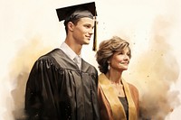 Graduation portrait adult togetherness. AI generated Image by rawpixel.