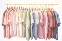 Clothes white background arrangement consumerism. AI generated Image by rawpixel.