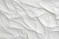 Crumpled white paper effect 