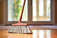 Broom cleaning floor brush. 