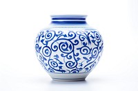 Vase porcelain pottery pattern. 