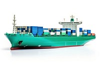 Ship vehicle green cargo.