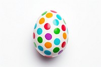 Easter egg white background celebration decoration. AI generated Image by rawpixel.