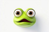 Frog amphibian cartoon green. 