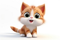 Kitten cute baby cat cartoon mammal. AI generated Image by rawpixel.