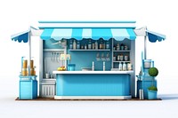 Counter bar kiosk architecture sunshade. AI generated Image by rawpixel.