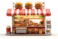 Food restaurant burger bread. AI generated Image by rawpixel.