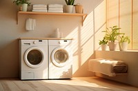 Laundry appliance dryer room.