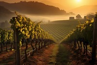 Vineyard outdoors nature farm. AI generated Image by rawpixel.