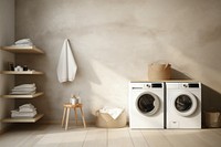 Laundry room appliance dryer architecture. 