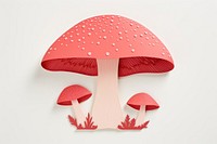 Mushroom fungus agaric toadstool. AI generated Image by rawpixel.