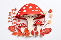Mushroom pattern fungus agaric. AI generated Image by rawpixel.