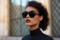 Sunglasses fashion adult black. 