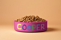 Pet food bowl mockup psd