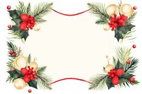 Christmas invitation border christmas white background celebration. AI generated Image by rawpixel.