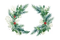 Christmas wreath christmas pattern plant. 