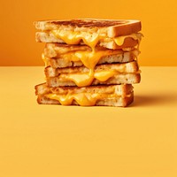 grill four cheese sandwich with melt cheese. 