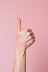 Thumbs up, hand gesture. AI generated Image by rawpixel.