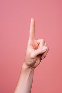 Hand showing finger. AI generated Image by rawpixel.