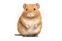 Water Vole rat hamster rodent. AI generated Image by rawpixel.