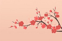 Cherry blossom flower plant springtime. AI generated Image by rawpixel.