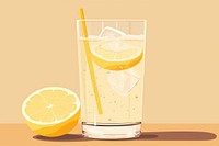 Lemon drink lemonade fruit. AI generated Image by rawpixel.