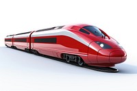 Speed train vehicle railway red. AI generated Image by rawpixel.
