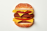 Burger cheese burger food. AI generated Image by rawpixel.