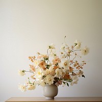 Flower arrangement plant vase art. AI generated Image by rawpixel.