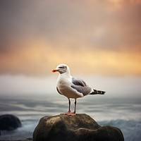 Seagull seagull rock outdoors. 