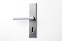 Keyhole handle lock metal door. 