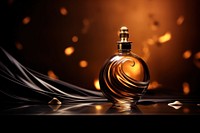 Perfume bottle illuminated cosmetics. AI generated Image by rawpixel.