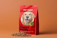 Dog food bag mockup psd