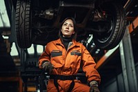 Mechanic Female vehicle car. AI generated Image by rawpixel.