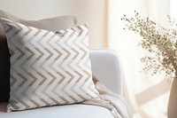 Cushion pillow cover mockup psd