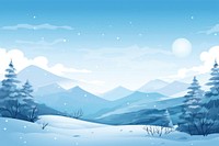 Good vibes winter landscape outdoors. 