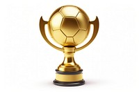 Soccer trophy ball football. AI generated Image by rawpixel.