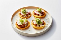 Sopes food bread plate. AI generated Image by rawpixel.