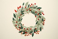 Christmas wreath art celebration creativity. 