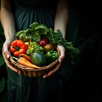 Vegetables basket. 