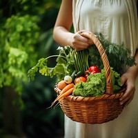 Vegetables basket. 