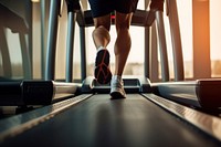 Treadmill sports adult gym. AI generated Image by rawpixel.
