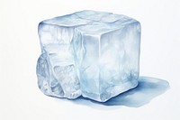 Ice drawing outdoors frozen. AI generated Image by rawpixel.