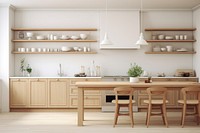 Kitchen architecture furniture building. 