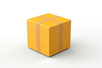 Delivery box icon white background simplicity rectangle. 