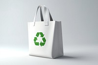 Eco bag icon handbag white background accessories. 