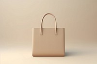 Matte clay beige tote bag icon handbag purse accessories. 