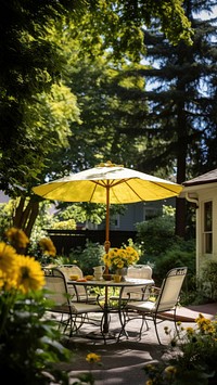 Patio architecture furniture outdoors. 